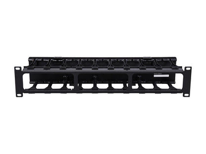 TRIPP LITE SRCABLEDUCT2UHD 2U High Capacity Horizontal Cable Manager (Finger duct with dual-hinge cover)