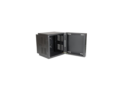 Tripp Lite 12U Wall-Mount Rack Enclosure Cabinet for Harsh Environments (NEMA 12), Hinged Back, Switch-Depth (SRW12USNEMA)
