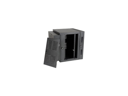 Tripp Lite 12U Wall-Mount Rack Enclosure Cabinet for Harsh Environments (NEMA 12), Hinged Back, Switch-Depth (SRW12USNEMA)