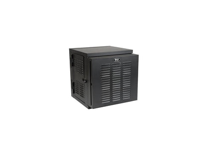 Tripp Lite 12U Wall-Mount Rack Enclosure Cabinet for Harsh Environments (NEMA 12), Hinged Back, Switch-Depth (SRW12USNEMA)