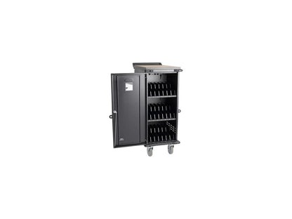 Tripp Lite 21-Port AC Mobile Charging Cart Storage Station for Chromebooks, iPads, Laptops, Tablets, Black (CSC21AC)