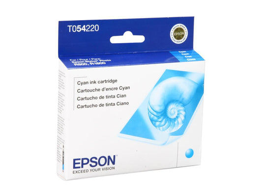 EPSON® T054220 Inkjet Cartridge for Stylus® Photo R800; Cyan