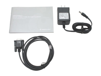 IOGEAR GCS1744 4-Port Dual View KVM Switch w/Audio and USB Peripheral Sharing