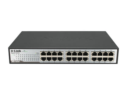 D-Link DGS-1024D Unmanaged 24-Port Gigabit Unmanaged Desktop or Rackmount Switch