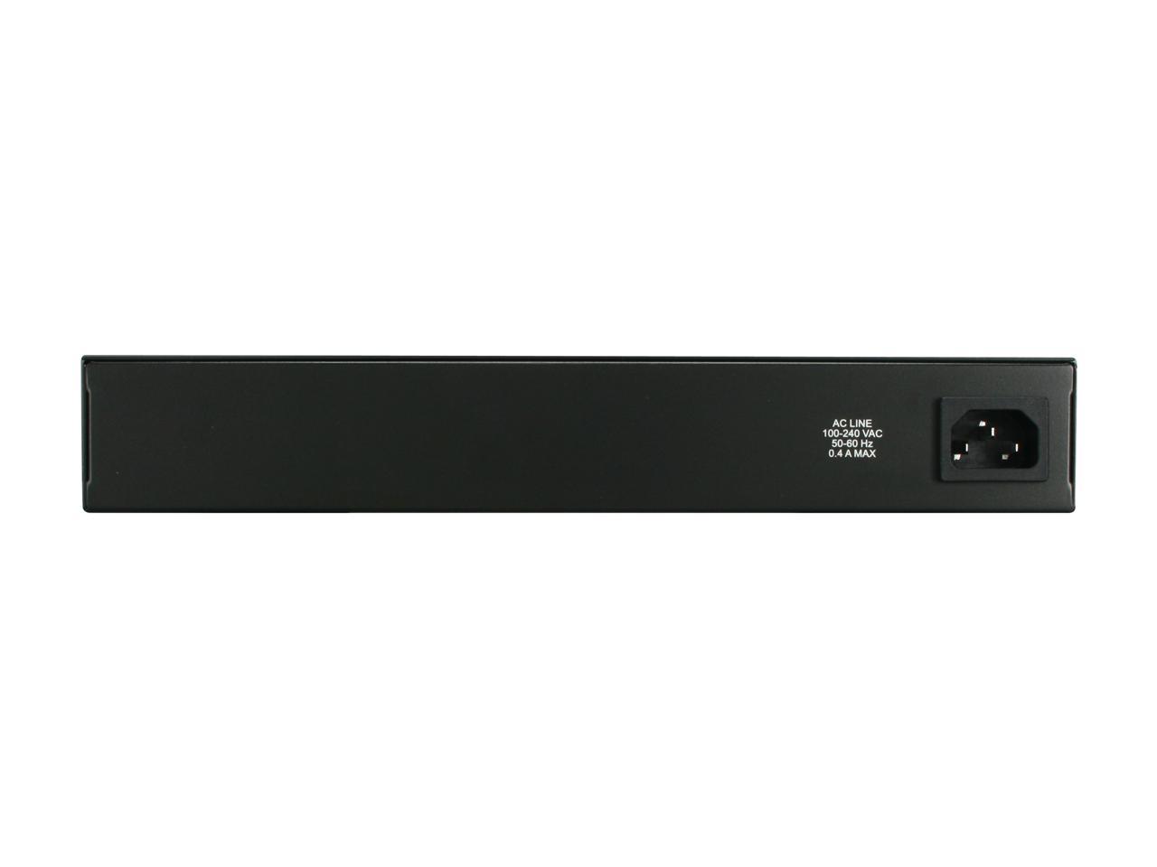 D-Link DGS-1024D Unmanaged 24-Port Gigabit Unmanaged Desktop or Rackmount Switch