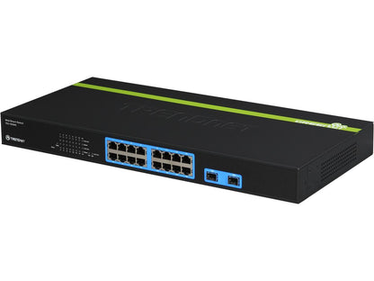 TRENDnet TEG-160WS Smart Gigabit Web Smart Switch. Limited Life Time Warranty