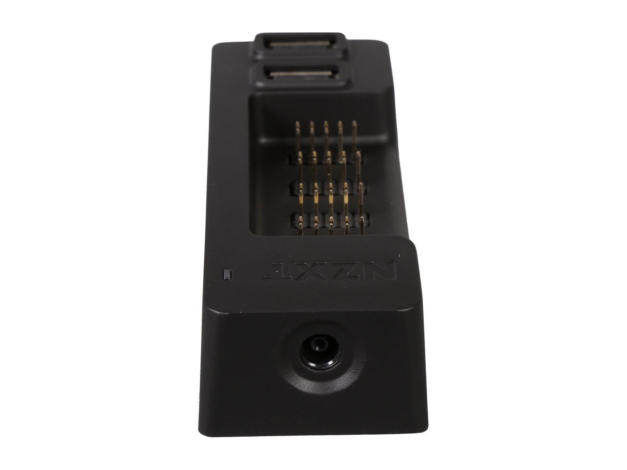 NZXT Internal USB Hub - Expands 5 USB 2.0 Ports - Sleek Multifunctional Design - Molex Connection - Plug and Play