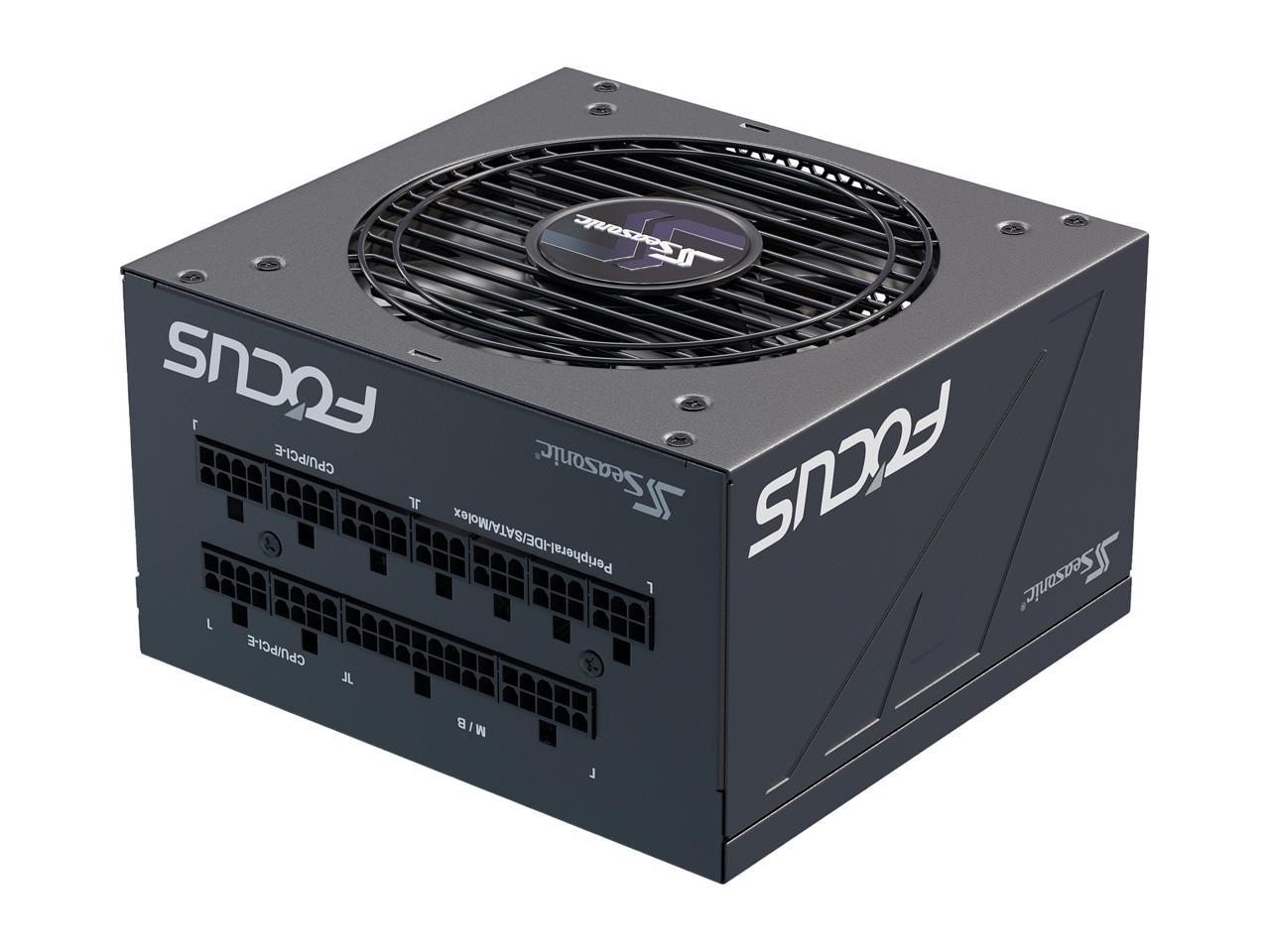 Seasonic FOCUS GX-550, 550W 80+ Gold, Full-Modular, Fan Control in Fanless, Silent, and Cooling Mode, 10 Year Warranty, Perfect Power Supply for Gaming and Various Application, SSR-550FX.
