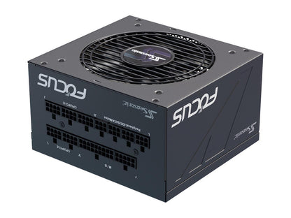 Seasonic FOCUS GX-550, 550W 80+ Gold, Full-Modular, Fan Control in Fanless, Silent, and Cooling Mode, 10 Year Warranty, Perfect Power Supply for Gaming and Various Application, SSR-550FX.