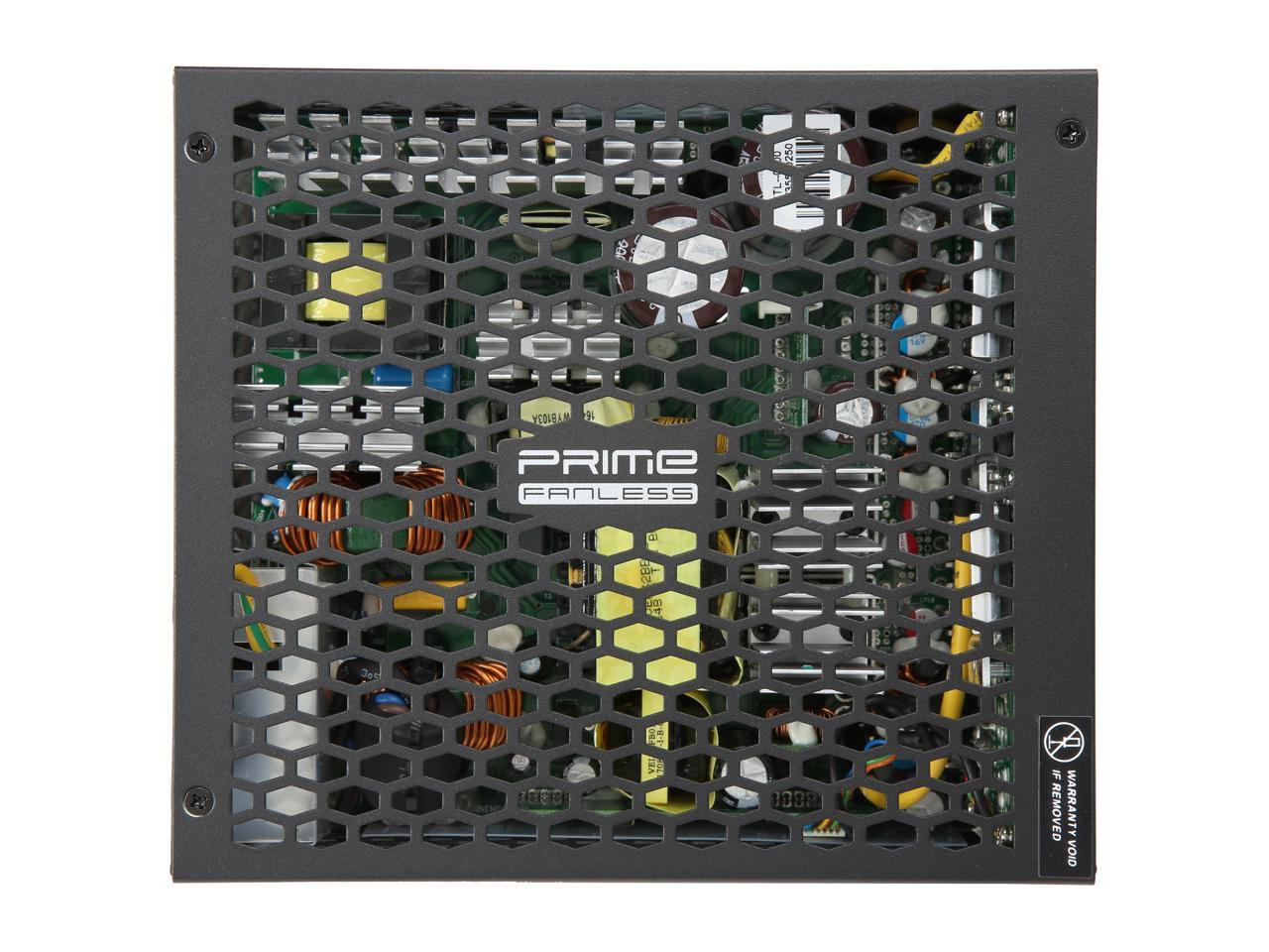 Seasonic Flagship PRIME 600 Titanium Fanless SSR-600TL 600W 80+ Titanium Full Modular ATX12V & EPS12V 12 Years Warranty Super Quiet Power Supply