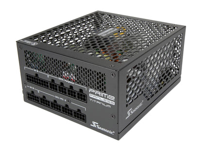 Seasonic Flagship PRIME 600 Titanium Fanless SSR-600TL 600W 80+ Titanium Full Modular ATX12V & EPS12V 12 Years Warranty Super Quiet Power Supply