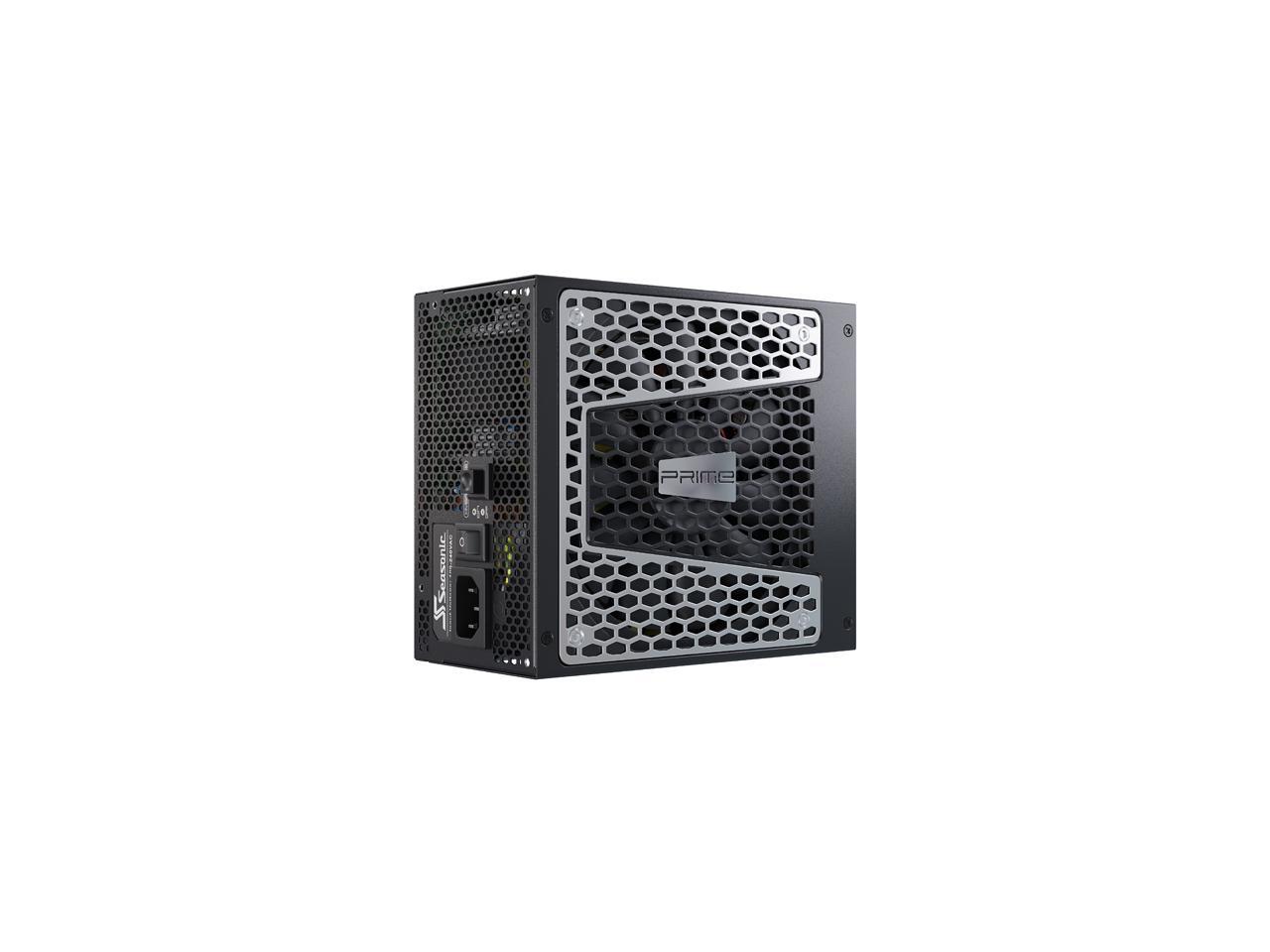 Seasonic PRIME PX-1000, 1000W 80+ Platinum, Full Modular, Fan Control in Fanless, Silent, and Cooling Mode, 12 Year Warranty, Perfect Power Supply for Gaming and High-Performance Systems, SSR-1000PD.