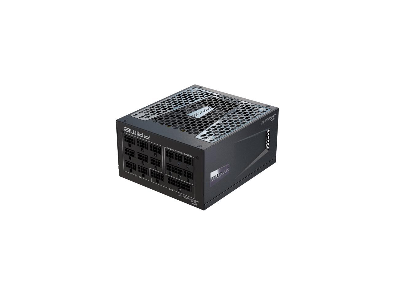 Seasonic PRIME PX-1000, 1000W 80+ Platinum, Full Modular, Fan Control in Fanless, Silent, and Cooling Mode, 12 Year Warranty, Perfect Power Supply for Gaming and High-Performance Systems, SSR-1000PD.