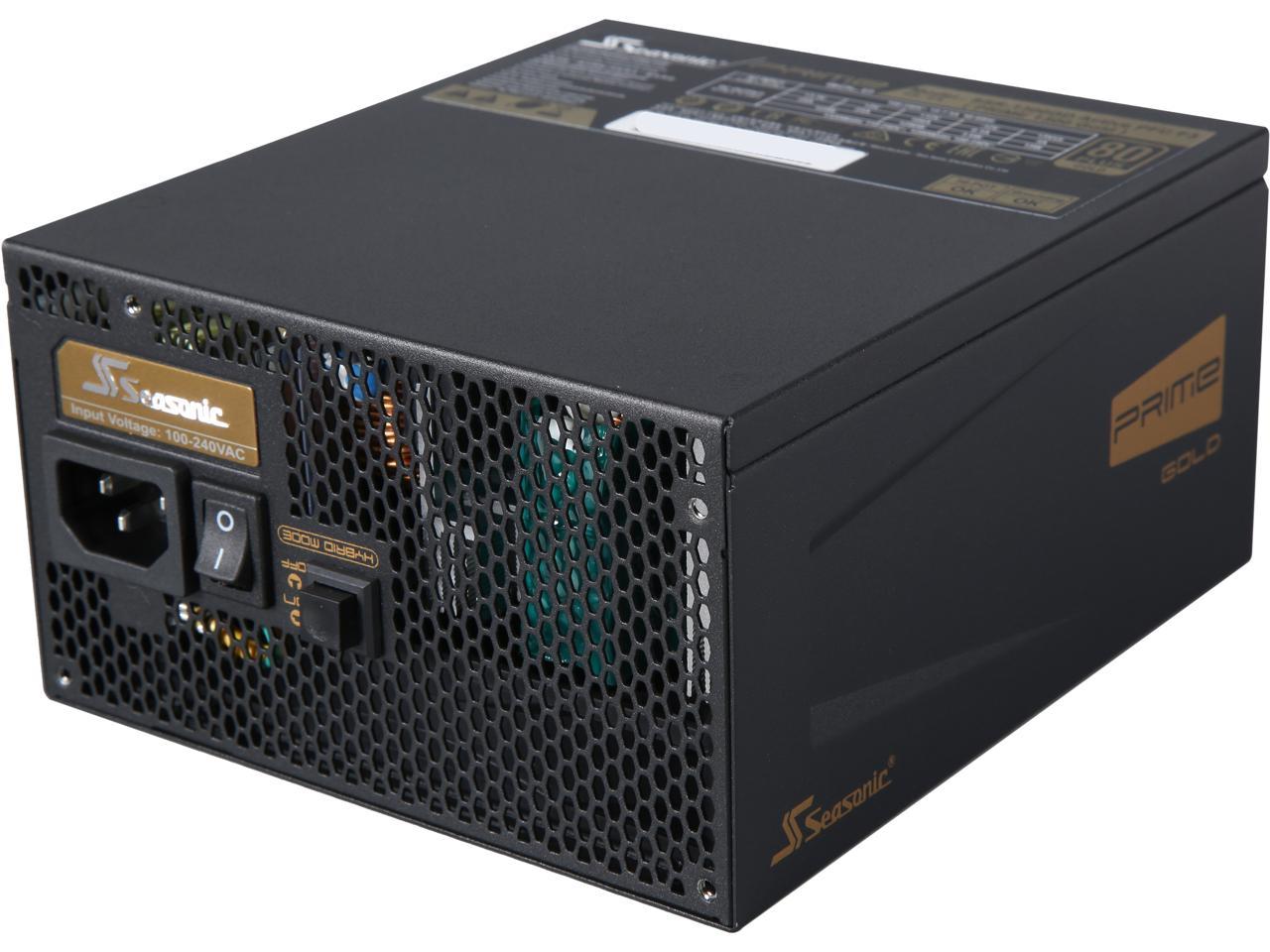 Seasonic PRIME 1300W 80+ Gold Power Supply, Full Modular, 135mm FDB Fan w/Hybrid Fan Control, ATX12V & EPS12V, Power On Self Tester, 12 yr Warranty, SSR-1300GD