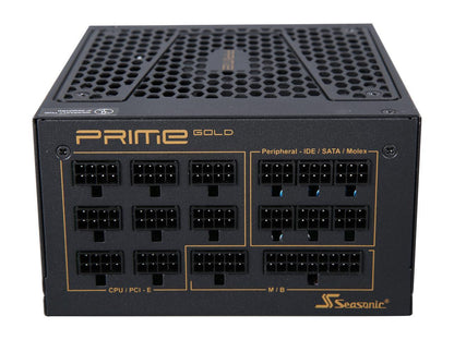 Seasonic PRIME 1300W 80+ Gold Power Supply, Full Modular, 135mm FDB Fan w/Hybrid Fan Control, ATX12V & EPS12V, Power On Self Tester, 12 yr Warranty, SSR-1300GD