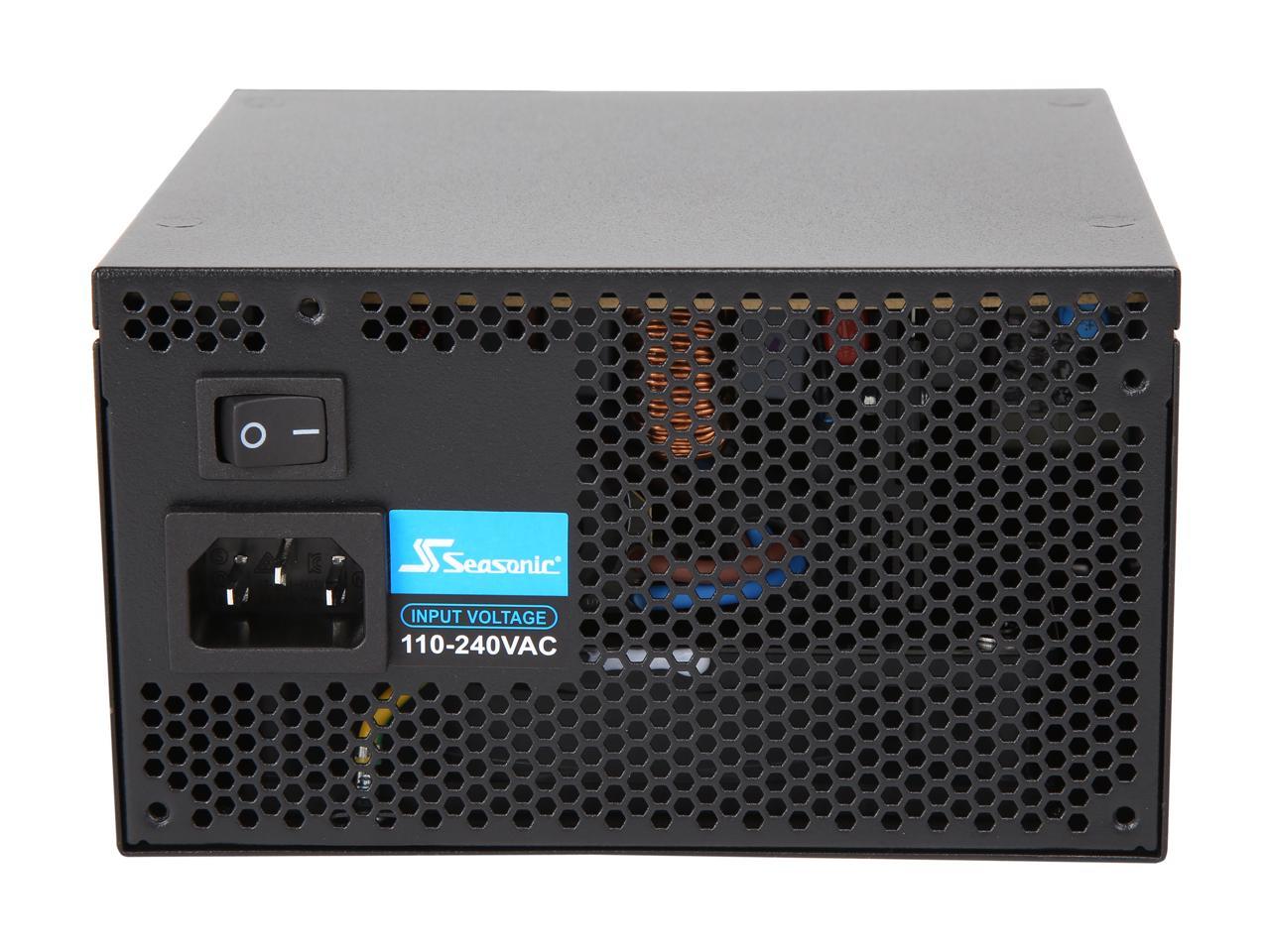 Seasonic S12III 500 SSR-500GB3 500W 80+ Bronze Power Supply, ATX12V & EPS12V, Direct Output, Smart & Silent Fan Control, 5 yr Warranty