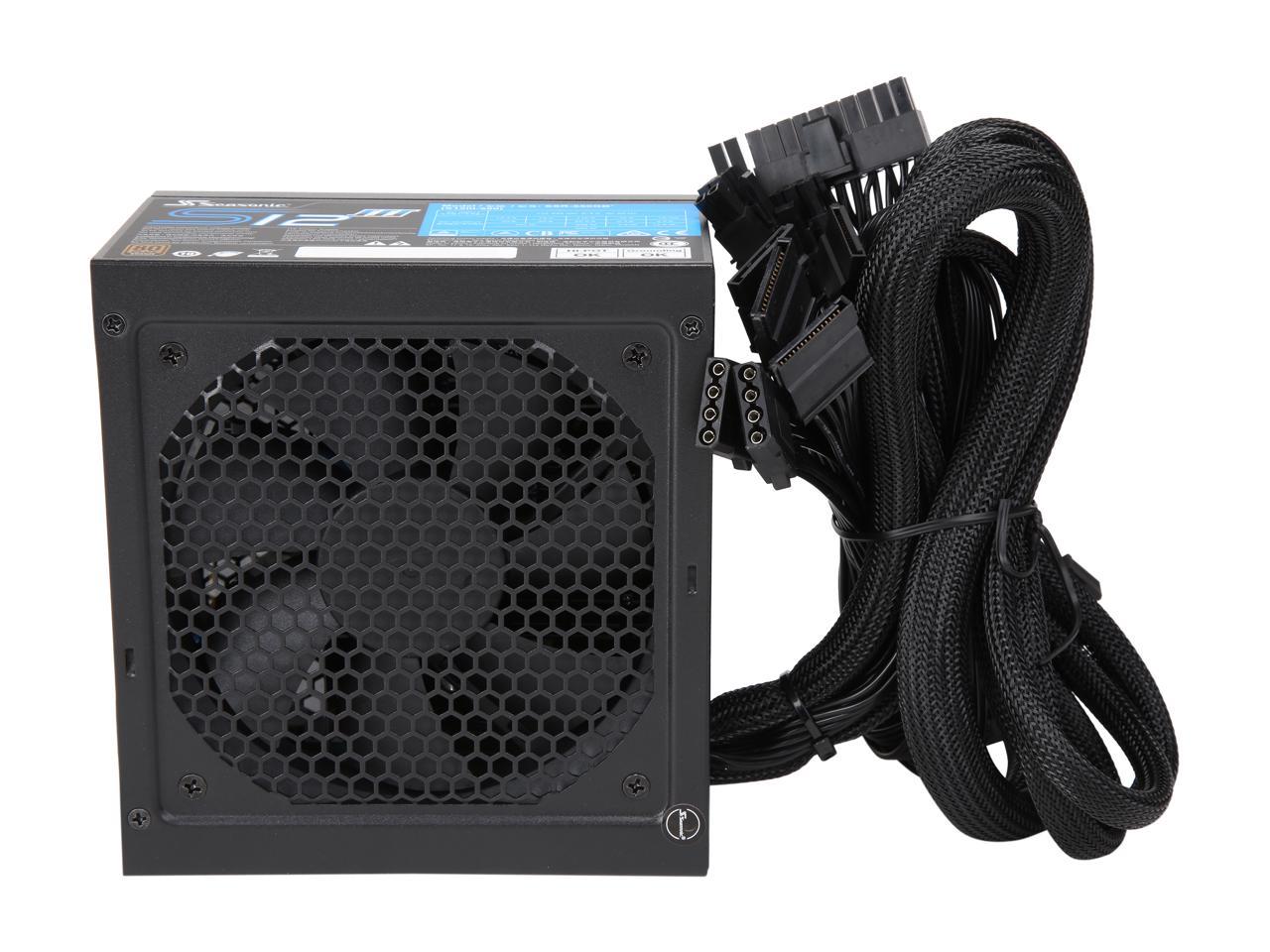 Seasonic S12III 550 SSR-550GB3 550W 80+ Bronze, ATX12V & EPS12V, Direct Output, Smart & Silent Fan Control, 5 yr Warranty Power Supply