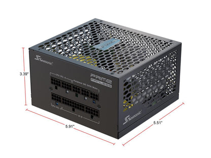 Seasonic PRIME FANLESS PX-450, 450W 80+ Platinum, Full Modular, ATX12V & EPS12V, True Fanless Design, 12 Year Warranty, Perfect Power Supply For Situations That Demand Silence From The Equipment.