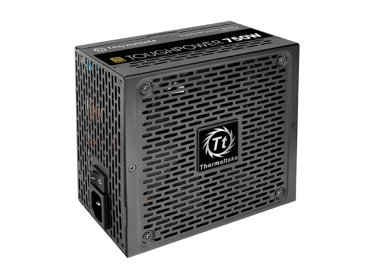 Thermaltake Toughpower TPD-0750M - SLI / CrossFire Ready 80 PLUS Gold Certification and Semi Modular Cables Black Active PFC Power Supply Intel Haswell Ready (PS-TPD-0750MPCGUS-1)