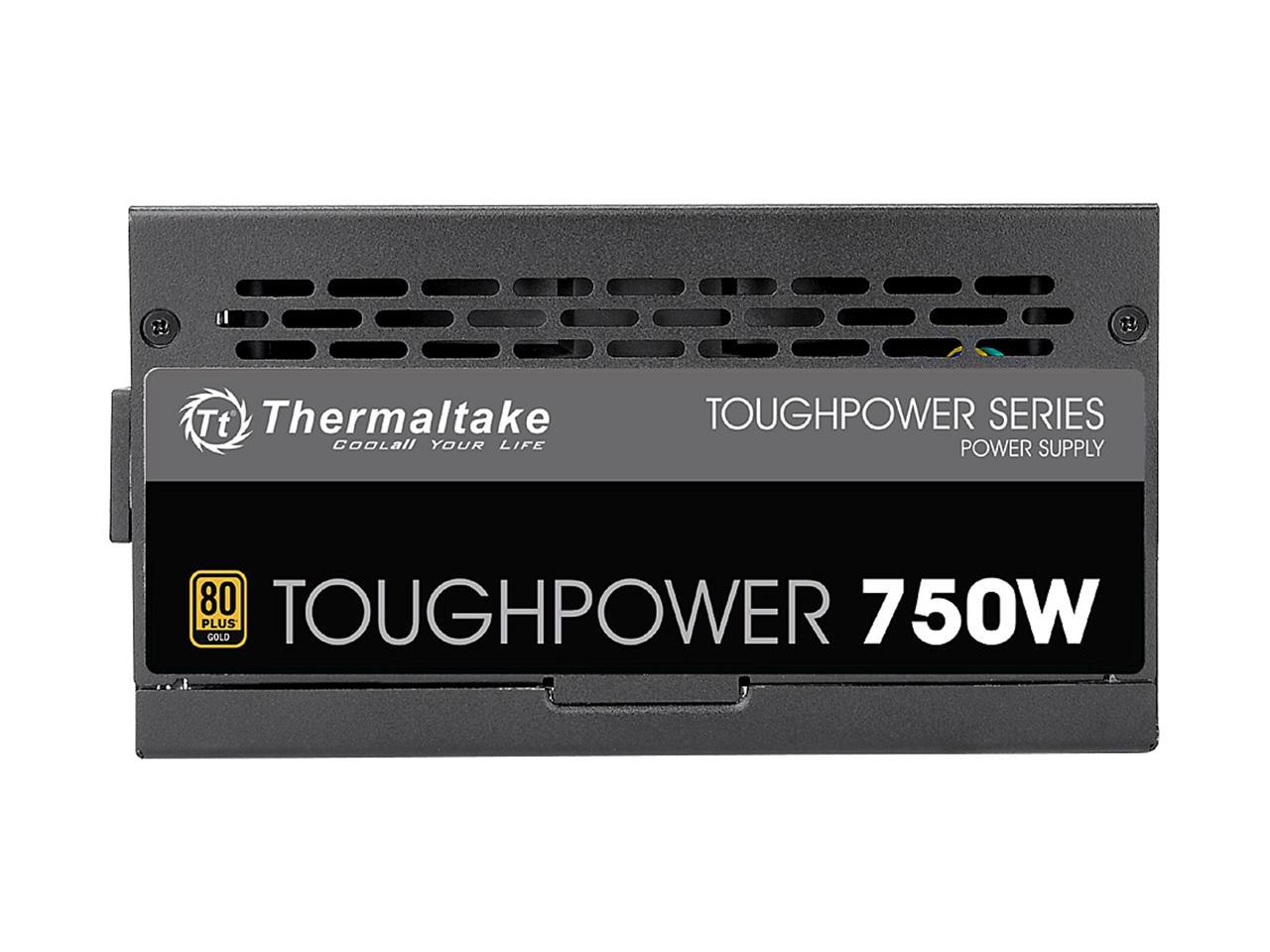 Thermaltake Toughpower TPD-0750M - SLI / CrossFire Ready 80 PLUS Gold Certification and Semi Modular Cables Black Active PFC Power Supply Intel Haswell Ready (PS-TPD-0750MPCGUS-1)