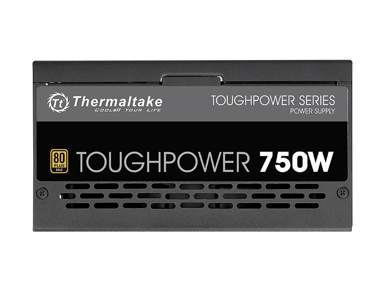 Thermaltake Toughpower TPD-0750M - SLI / CrossFire Ready 80 PLUS Gold Certification and Semi Modular Cables Black Active PFC Power Supply Intel Haswell Ready (PS-TPD-0750MPCGUS-1)
