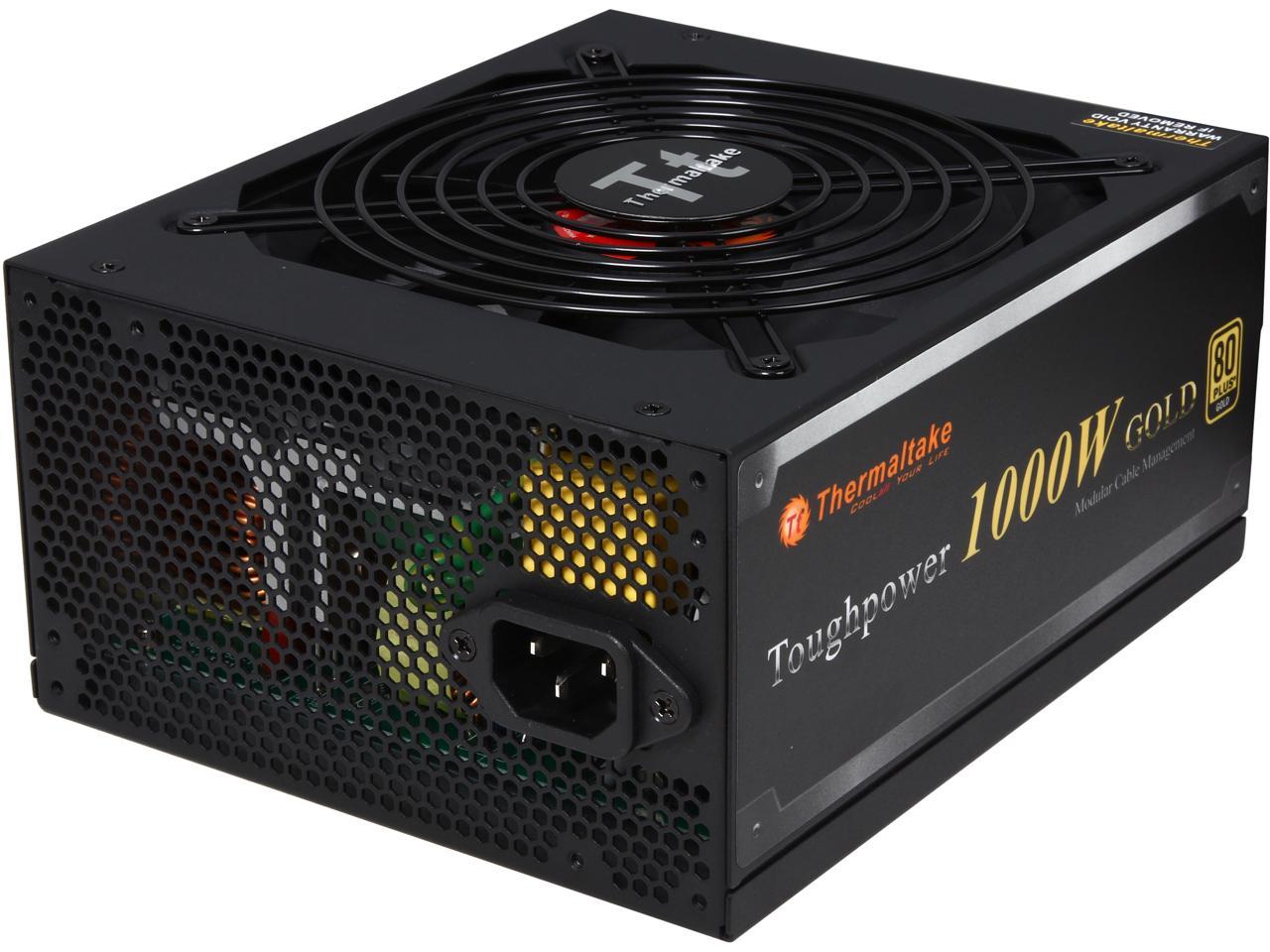 Thermaltake PS-TPD-1000MPCGUS-1 1000W ATX12V / EPS12V 80 PLUS GOLD Certified Semi-Modular Active PFC Power Supply