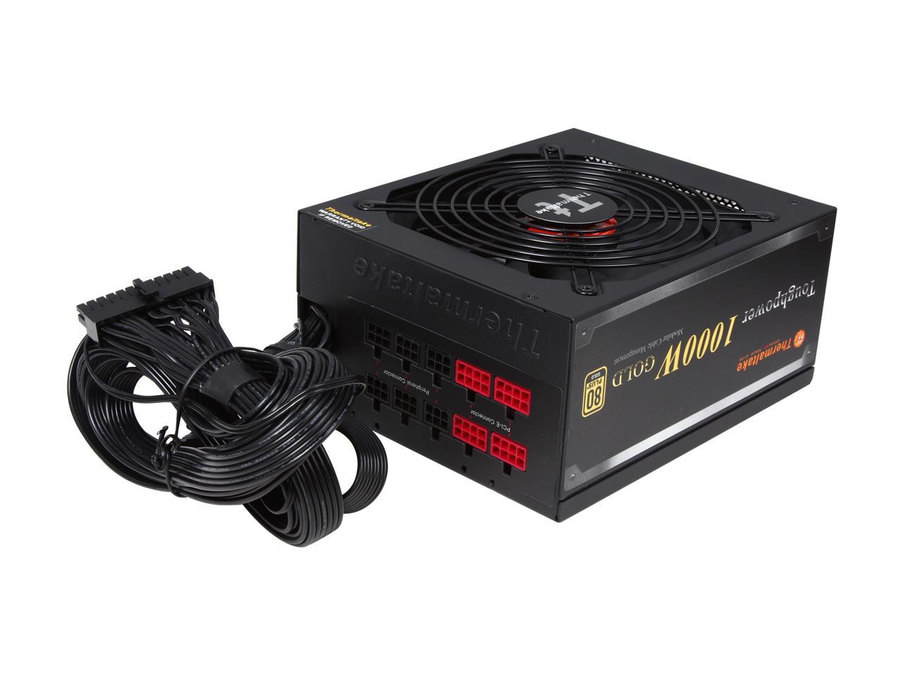 Thermaltake PS-TPD-1000MPCGUS-1 1000W ATX12V / EPS12V 80 PLUS GOLD Certified Semi-Modular Active PFC Power Supply