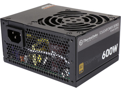 Thermaltake Toughpower SFX/ATX 600W SLI/CrossFire Ready Continuous Power 12V 3.3/ATX 12V 2.4 80 PLUS GOLD Certified Fully Modular Power Supply Skylake C6/C7 Ready PS-STP-0600FPCGUS-G