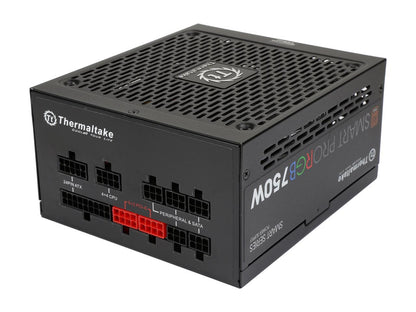 Thermaltake Smart Pro RGB 750W Smart Zero Fan SLI/CrossFire Ready Continuous Power ATX12V v2.4 / EPS v2.92 80 PLUS Bronze Certified Full Modular Power Supply PS-SPR-0750FPCBUS-R