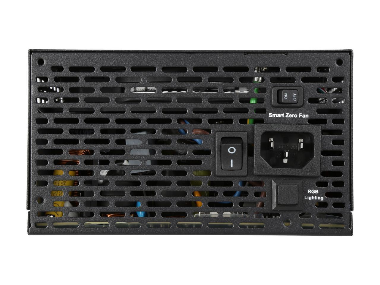 Thermaltake Smart Pro RGB 650W Smart Zero Fan SLI/CrossFire Ready Continuous Power ATX12V v2.4 / EPS v2.92 80 PLUS Bronze Certified Full Modular Power Supply PS-SPR-0650FPCBUS-R