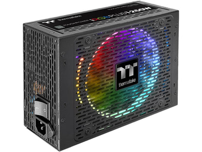 Thermaltake Toughpower iRGB Plus 1250W Digital SLI/CrossFire Ready Continuous Power ATX12V v2.31 / SSI EPS v2.92 80 PLUS TITANIUM Certified 10 Year Warranty Full Modular Active PFC Power Supply Haswell Ready PS-TPI-1250DPCTUS-T