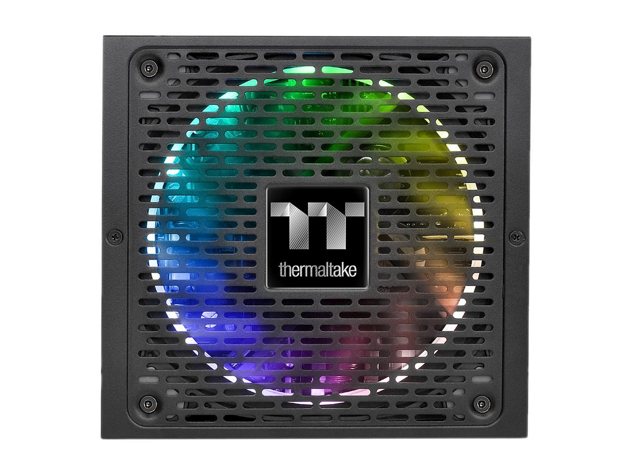 Thermaltake Toughpower iRGB Plus 850W Digital SLI/CrossFire Ready Continuous Power Digital RGB LED Smart Zero Fan ATX12V v2.4 / SSI EPS v2.92 80 PLUS PLATINUM Certified 10 Year Warranty Full Modular Power Supply PS-TPI-0850F2FDPU-1