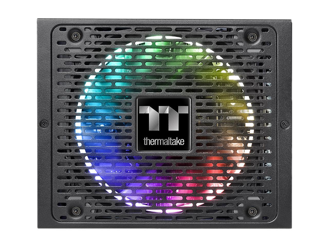 Thermaltake Toughpower iRGB Plus 1200W Digital SLI/CrossFire Ready Continuous Power Digital RGB LED Smart Zero Fan ATX12V v2.4 / SSI EPS v2.92 80 PLUS PLATINUM Certified 10 Year Warranty Full Modular Power Supply PS-TPI-1200F2FDPU-1