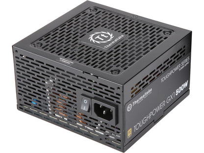 Thermaltake Toughpower GX1 PS-TPD-0500NNFAGU-1 500W ATX 12V v2.4 and EPS v2.92 80 PLUS GOLD Certified Non-Modular Active PFC Power Supply