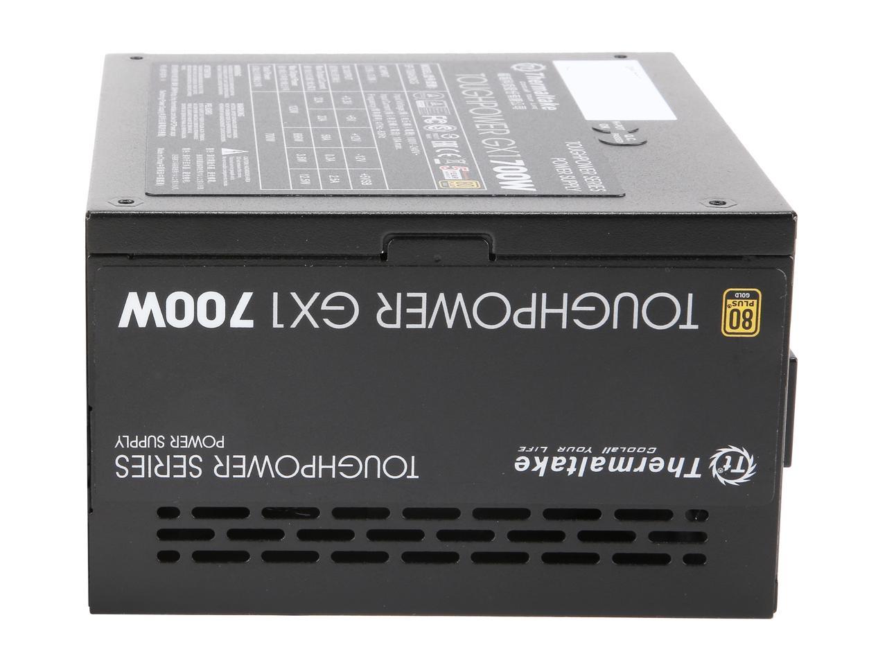 Thermaltake Toughpower GX1 PS-TPD-0700NNFAGU-1 700W ATX 12V v2.4 and EPS v2.92 80 PLUS GOLD Certified Non-Modular Active PFC Power Supply