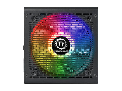 Thermaltake Toughpower GX1 RGB 700W ATX 12V v2.4 and EPS v2.92 80 PLUS GOLD Certified Non-Modular Active PFC Power Supply, PS-TPD-0700NHFAGU-1