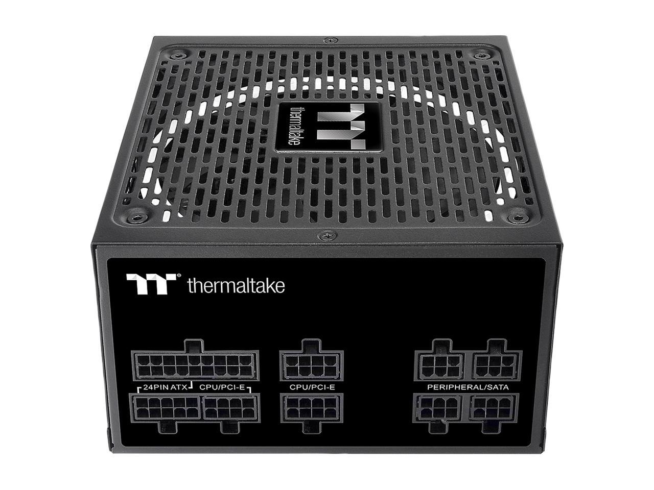 Thermaltake Toughpower GF1 650W 80+ Gold SLI/Crossfire Ready Ultra Quiet 140mm Hydraulic Bearing Smart Zero Fan Full Modular Power Supply 10 Year Warranty - PS-TPD-0650FNFAGU-1