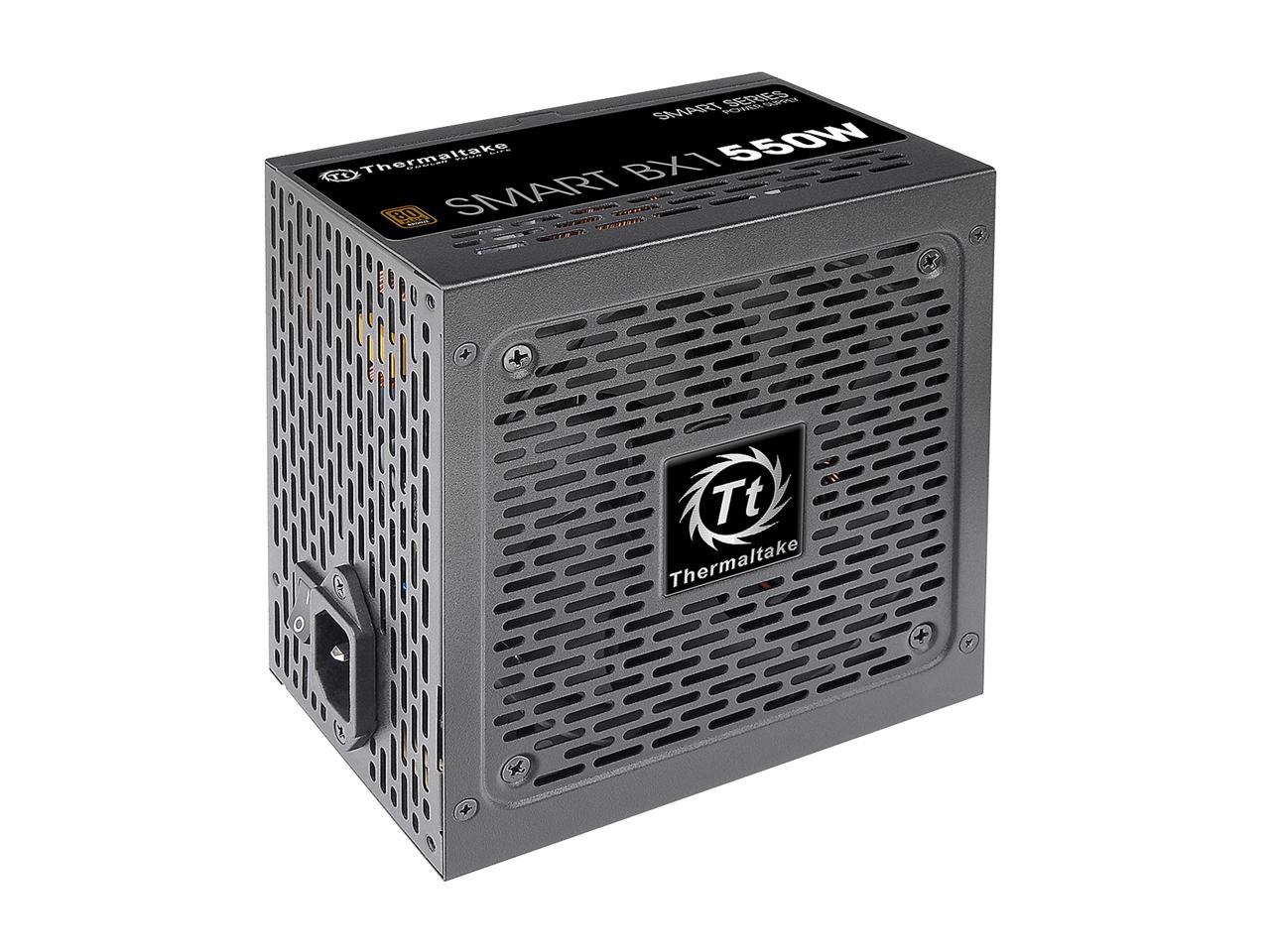 Thermaltake Smart BX1 550W Bronze SLI/ CrossFire Ready Continuous Power ATX12V V2.3/ EPS V2.92 80 Plus Bronze Certified 5 Year Warranty Non Modular Power Supply PS-SPD-0550NNFABU-1