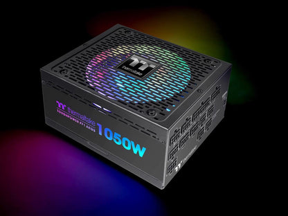 Thermaltake Toughpower PF1 ARGB 1050W 80+ Platinum 16.8 Million Colors 18 Addressable LEDs 5V Motherboard Sync/Analog Controlled SLI Full Modular Power Supply PS-TPD-1050F3FAPU-1
