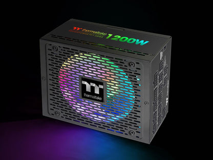Thermaltake Toughpower PF1 ARGB 1200W 80+ Platinum 16.8 Million Colors 18 Addressable LEDs 5V Motherboard Sync/Analog Controlled SLI Full Modular Power Supply PS-TPD-1200F3FAPU-1