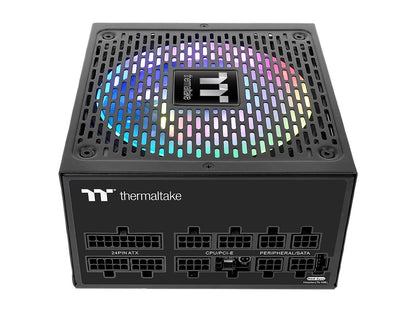 Thermaltake Toughpower GF1 ARGB 850W 80+ Gold 16.8 Million Colors 18 Addressable LEDs 5V Motherboard Sync/Analog Controlled SLI Full Modular Power Supply PS-TPD-0850F3FAGU-1