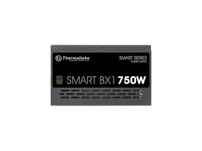 Thermaltake Smart BX1 750W ATX 12V v2.3 and EPS v2.92 80 PLUS BRONZE Certified Non-Modular Active PFC Power Supply, PS-SPD-0750NNFABU-1