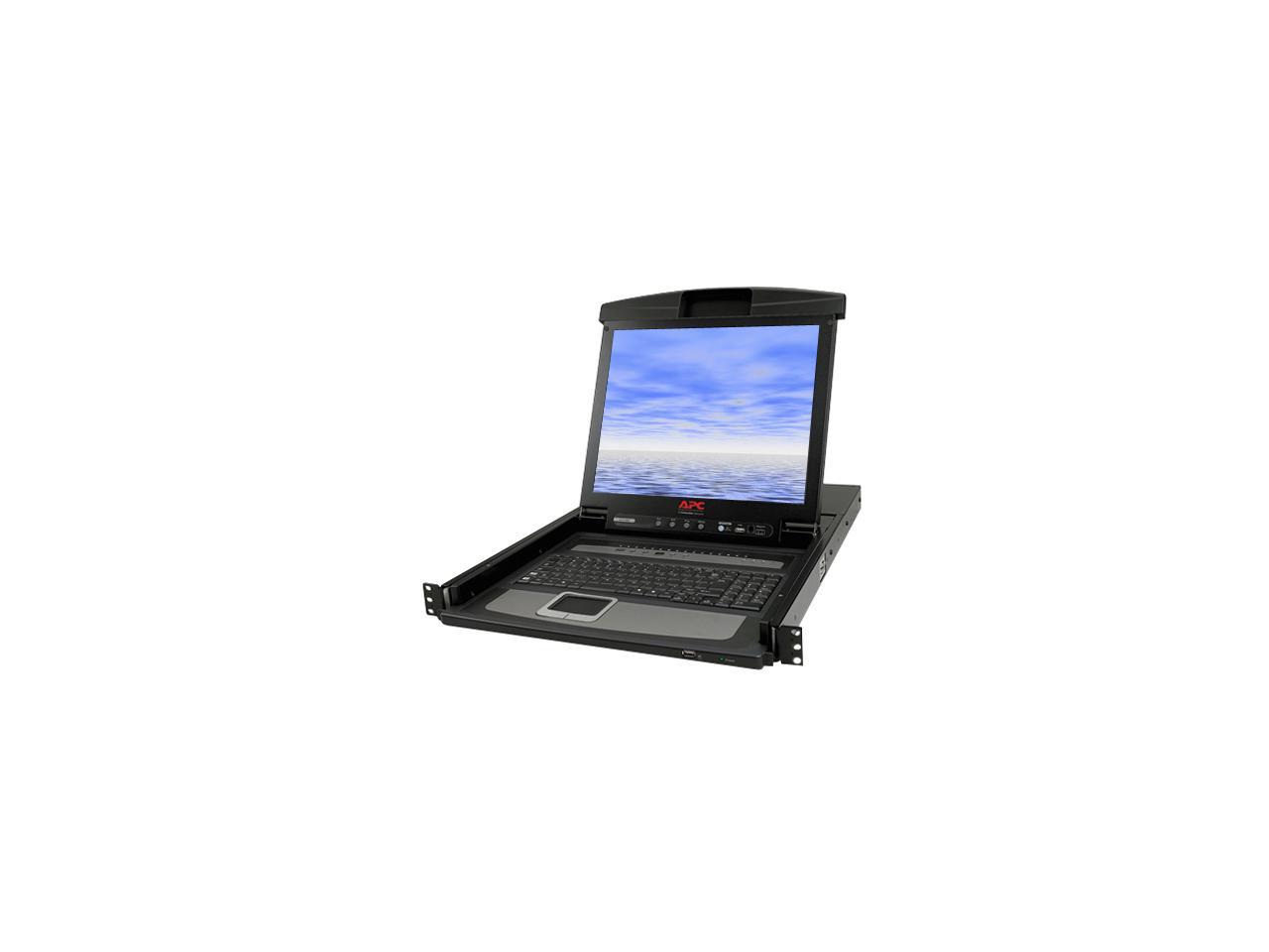 APC AP5816 Rackmount LCD Console with Integrated KVM Switch