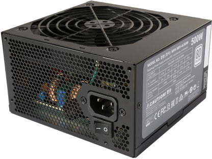 Masterwatt Lite 500W with 80 Plus Certified Power Supply with Full Protections by Cooler Master