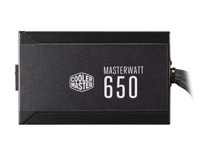 Cooler Master Master Watt 650W Semi-Fanless Silencio Fan, Semi-Modular 80 PLUS Bronze Power Supply