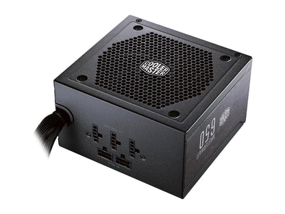 Cooler Master Master Watt 650W Semi-Fanless Silencio Fan, Semi-Modular 80 PLUS Bronze Power Supply