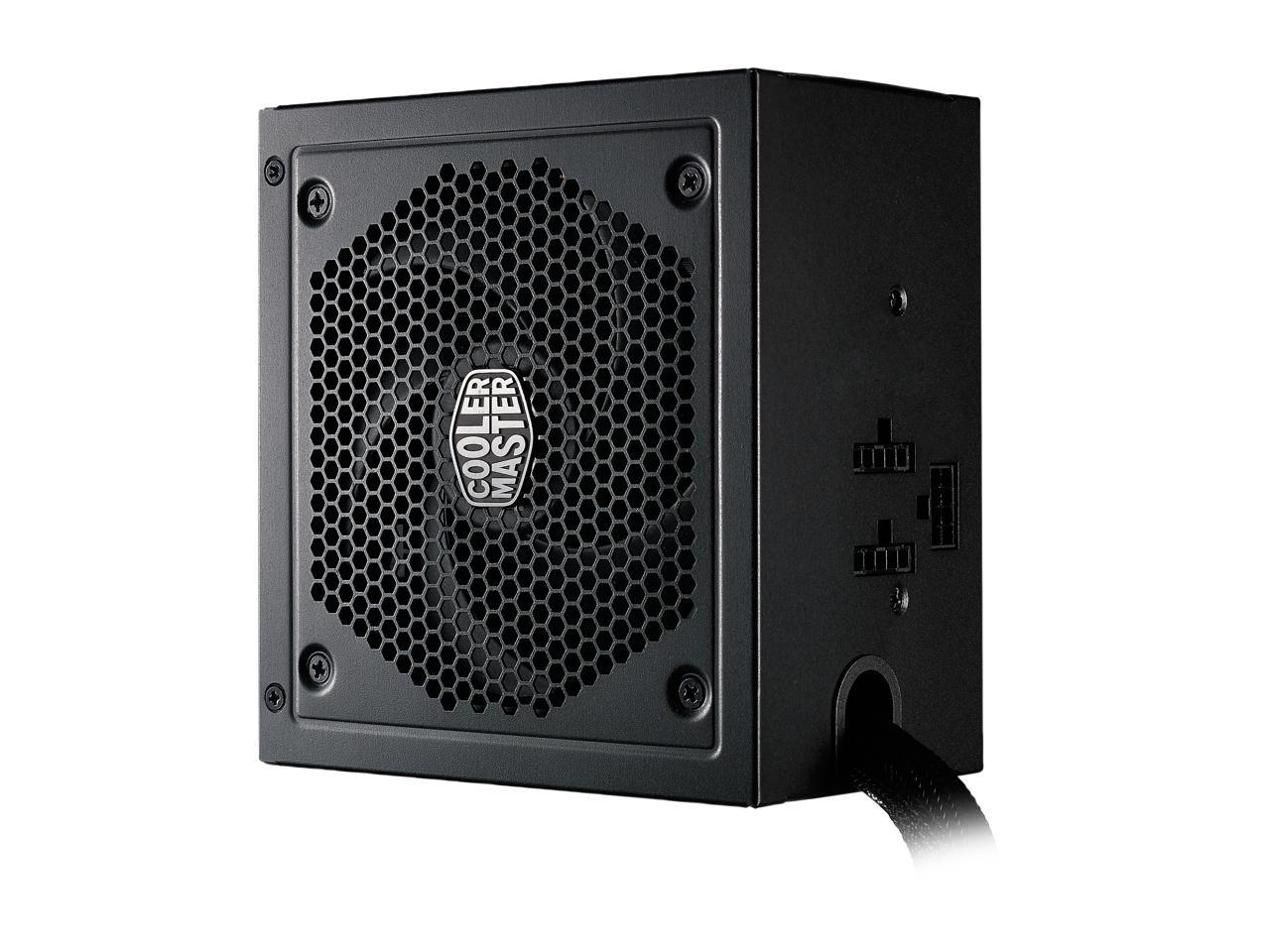 Cooler Master Master Watt 550 Watt Semi-Fanless Silencio Fan, Semi-Modular 80 PLUS Bronze Power Supply