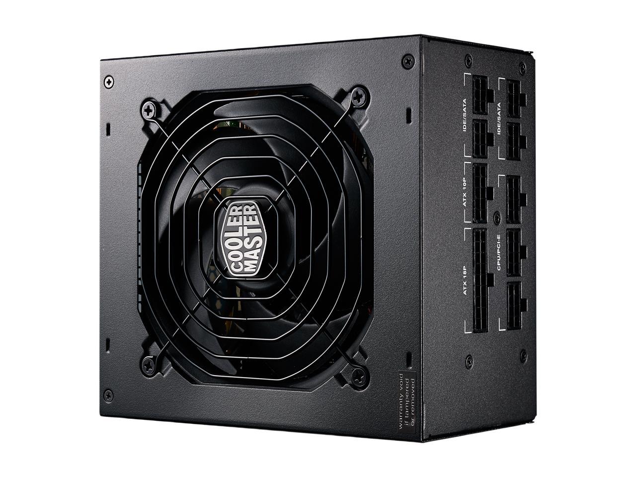 Cooler Master MWE Gold 650 Watt Fully Modular, Compact, Silent Fan 80 PLUS Gold Power Supply, MPY-6501-AFAAG-US