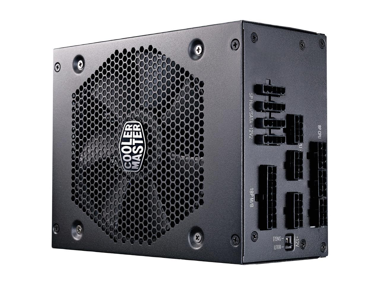 Cooler Master V850 Platinum 850W Full-Modular, 80 PLUS Platinum, Japanese Capacitors, Single/Multi Rail Switch, 10 Year Warranty Power Supply
