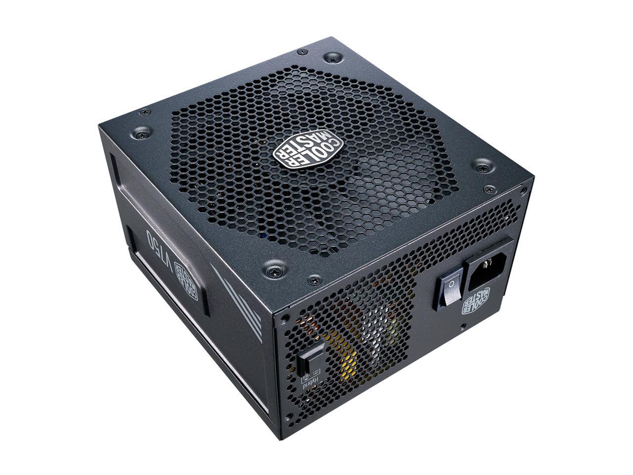 Cooler Master V750 Gold V2 Full Modular, 750W, 80+ Gold Efficiency, Semi-fanless Operation, 16AWG PCIe High-efficiency Cables, 10 Year Warranty